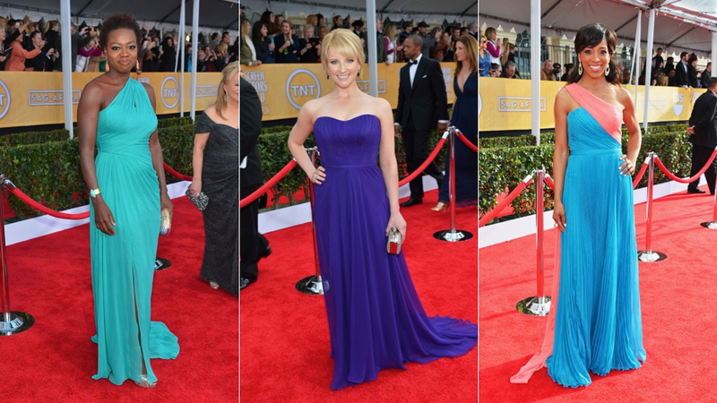 Illustration for article titled Classic Glamour and Fugly Failures at the SAG Awards